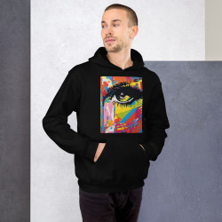 Unisex Hoodie Pop Art Eye