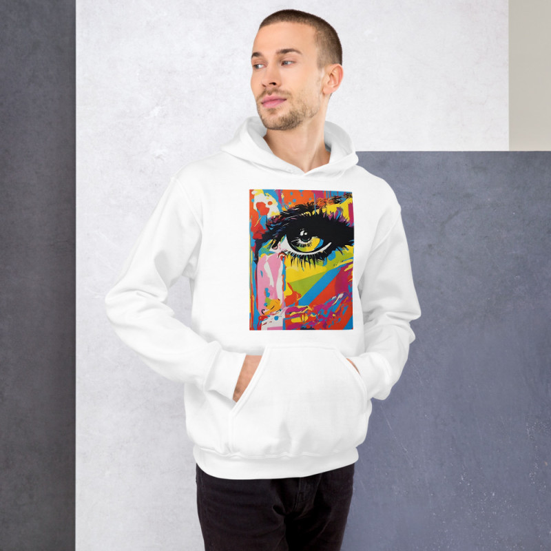 Unisex Hoodie Pop Art Eye