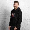 Unisex hoodie colorful heart