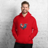 Unisex hoodie colorful heart