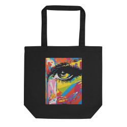 Eco Tote Bag Pop Art Eye