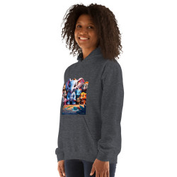 Unisex Hoodie smiling jungle animals