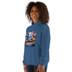 Unisex Hoodie smiling jungle animals