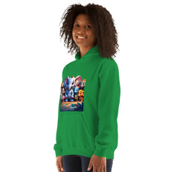 Unisex Hoodie smiling jungle animals