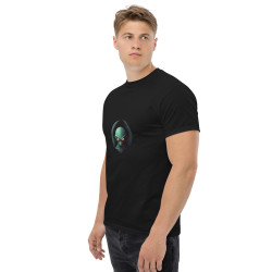 Camiseta de hombre alien verde