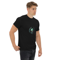 Men's classic tee green alien