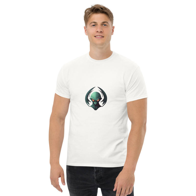 Camiseta de hombre alien verde