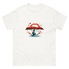 Men's classic tee blue tree red crown surrealist