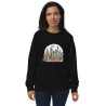 Unisex organic sweatshirt surrealist city