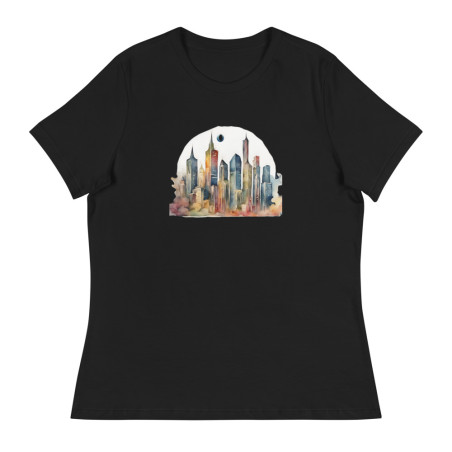 Women's Relaxed T-Shirt surrealist city