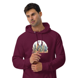 Unisex eco raglan hoodie