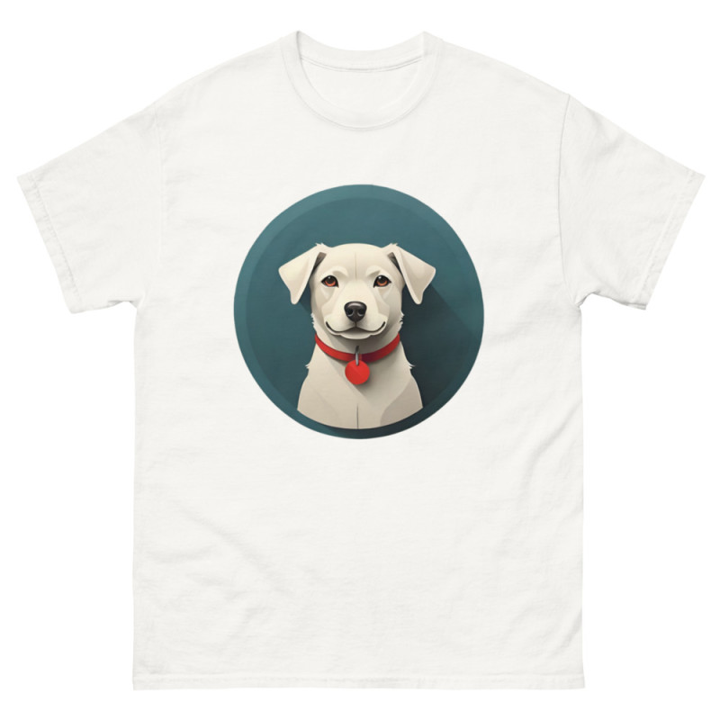 Hombre camiseta con perro