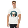 Hombre camiseta con perro