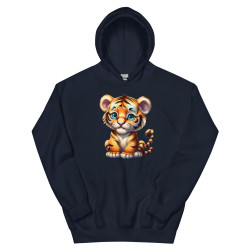 Unisex Hoodie cachorro tigre