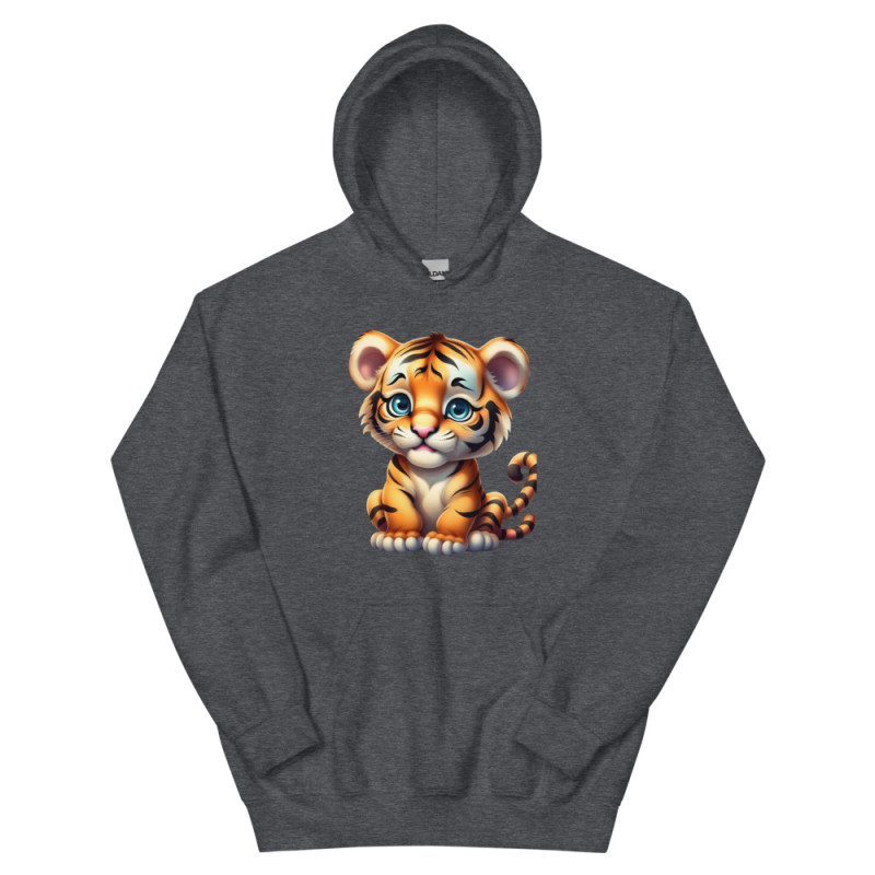 Unisex Hoodie cachorro tigre