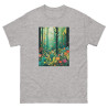 Camiseta de hombre bosque florido