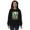 Unisex organic sweatshirt Smiling Animals in the Jungle