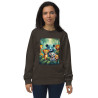 Unisex organic sweatshirt Smiling Animals in the Jungle