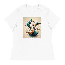 Women's Relaxed T-Shirt Surrealist animal