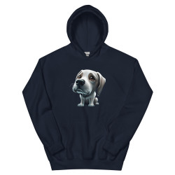 Unisex Hoodie big-headed dog