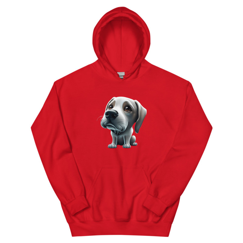 Unisex Hoodie big-headed dog