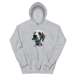 Unisex Hoodie big-headed dog