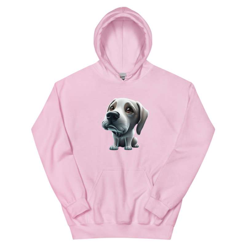 Unisex Hoodie big-headed dog