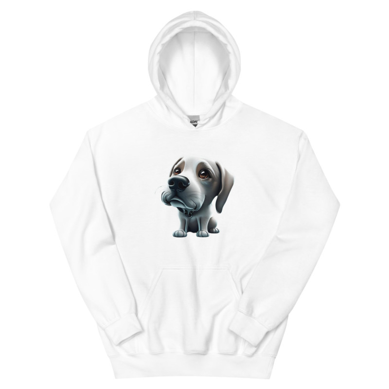 Unisex Hoodie big-headed dog