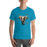 Unisex t-shirt elephant with butterflies