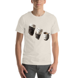 Unisex t-shirt Coffee cups turned constellations