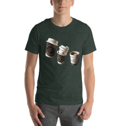 Unisex t-shirt Coffee cups turned constellations