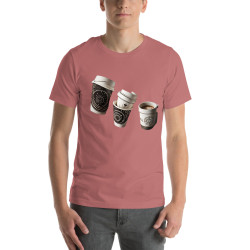 Unisex t-shirt Coffee cups turned constellations