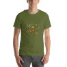 Unisex t-shirt surrealist galaxy with stars and planets