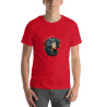 Unisex t-shirt surrealist woman with stars