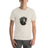 Unisex t-shirt surrealist woman with stars