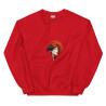 Unisex Sweatshirt woman's face with red headdress