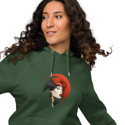 Unisex eco raglan hoodie