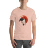 Unisex t-shirt woman's face with red headdress