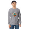 Unisex organic sweatshirt footballer logo