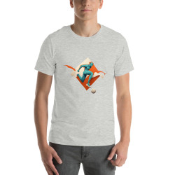 Unisex t-shirt footballer logo