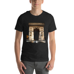 Unisex t-shirt arch of triumph in paris