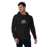 Unisex eco raglan hoodie Halloween Pumpkin