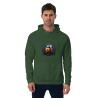 Unisex eco raglan hoodie Halloween Pumpkin