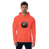 Unisex eco raglan hoodie Halloween Pumpkin