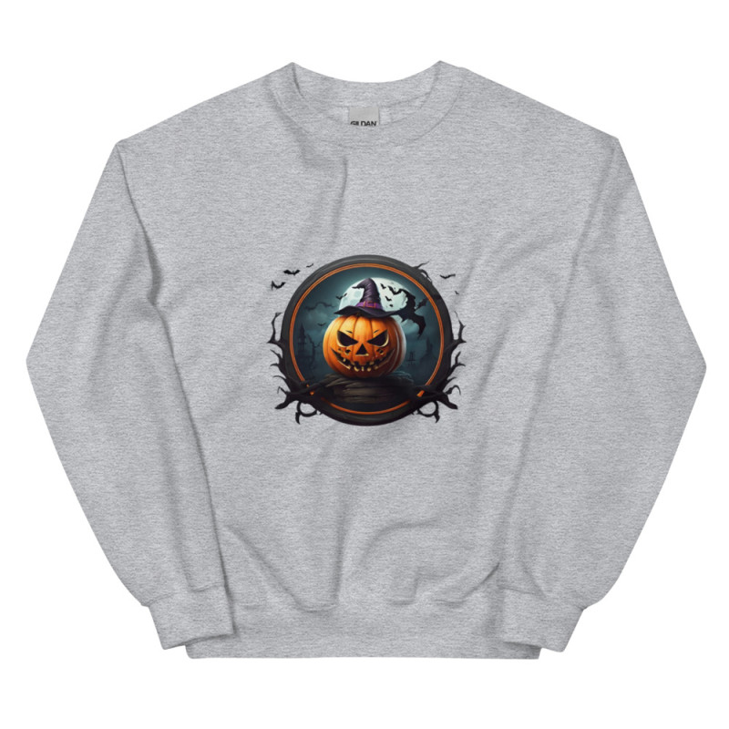 Unisex Sweatshirt Halloween Pumpkin