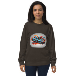 Unisex organic sweatshirt Racing Car