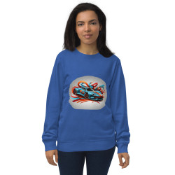 Unisex organic sweatshirt Racing Car