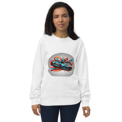 Unisex organic sweatshirt Racing Car