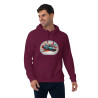 Unisex eco raglan hoodie Racing car 2