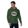 Unisex eco raglan hoodie Racing Car 2